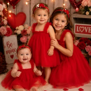 Red Tulle Dress