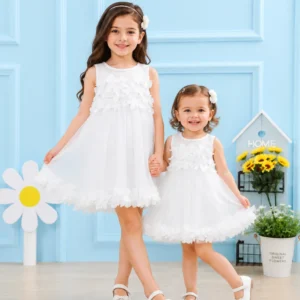 White Flower Dress