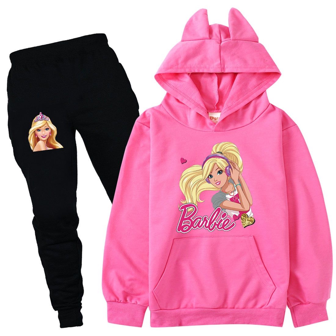 Barbie Tracksuit Set with Hoodie