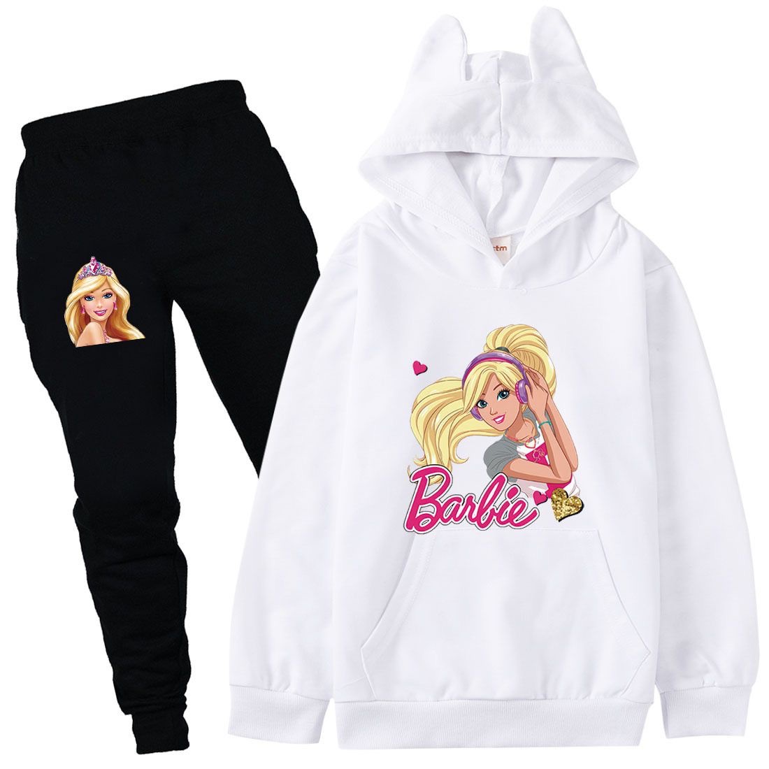 Barbie Tracksuit Set with Hoodie - Image 3