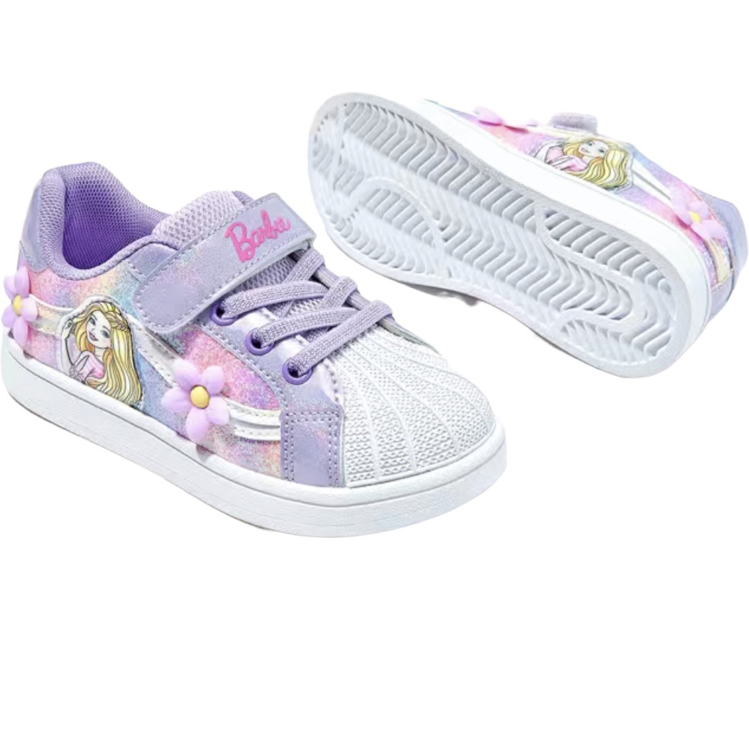 Barbie Easy Velcro Snap on Sneakers - Image 8
