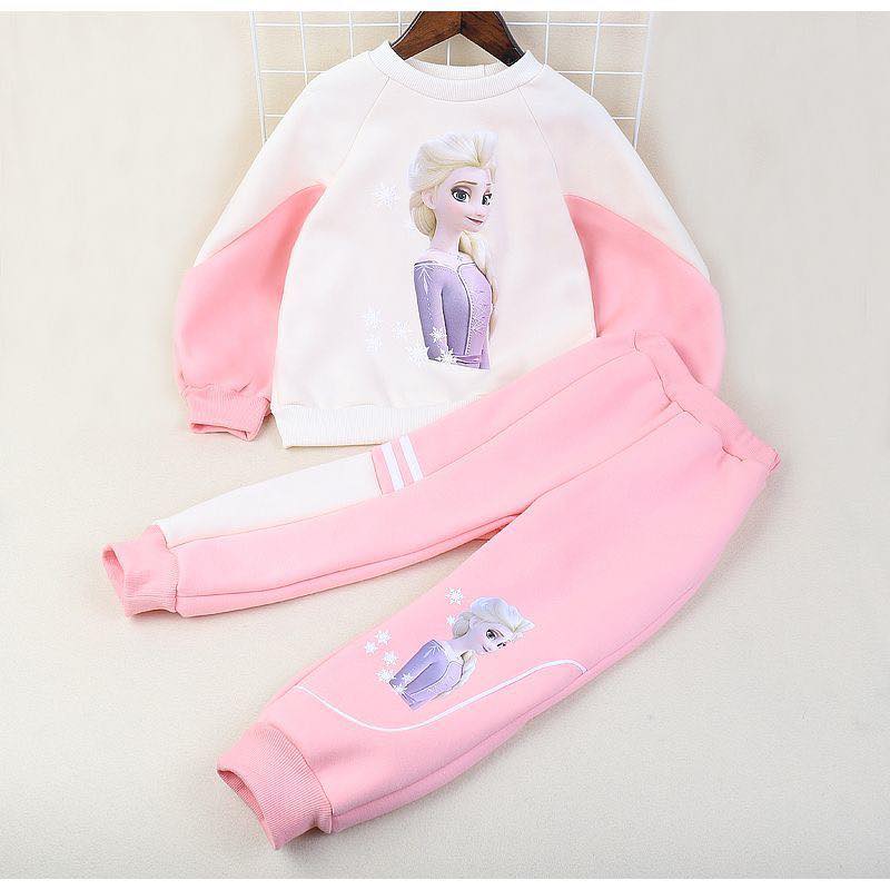 Frozen Princess Elsa Matching 2 Coloured Tracksuit Set