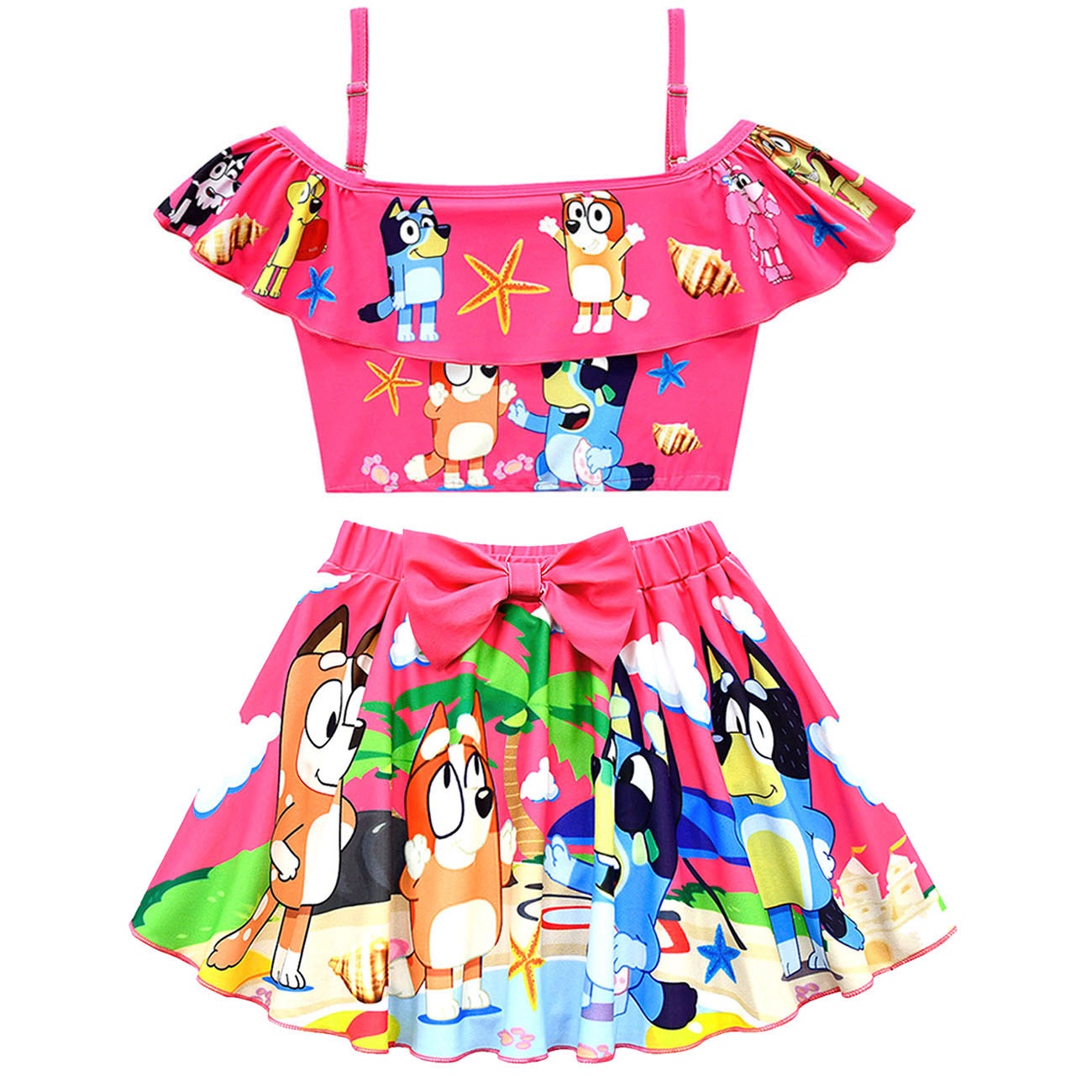 Bluey Girls 2-Piece Swimsuit Set - Image 2