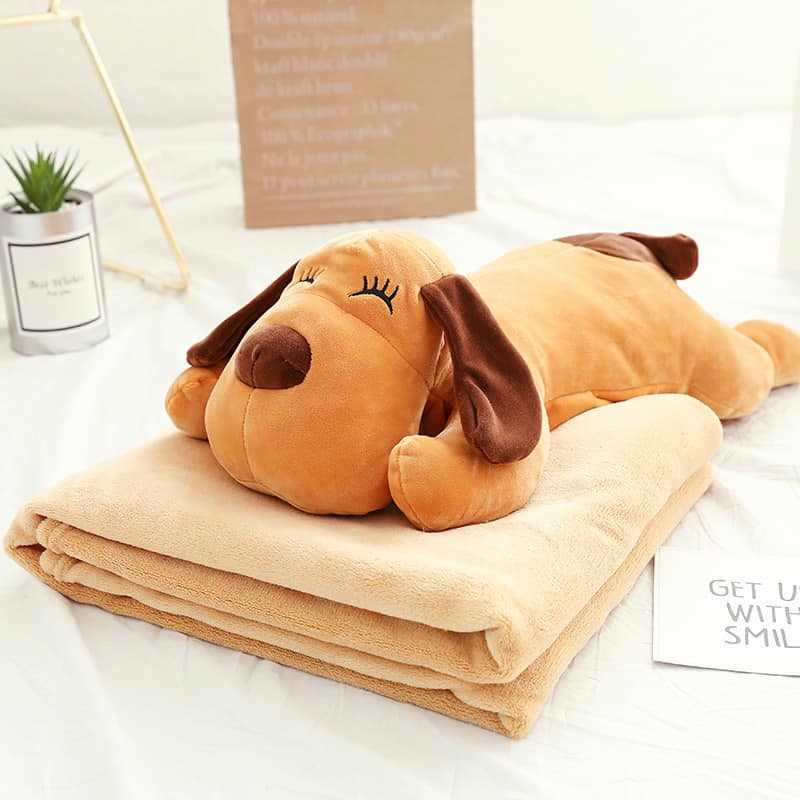 Plush Toy & Blanket Set (Animals)
