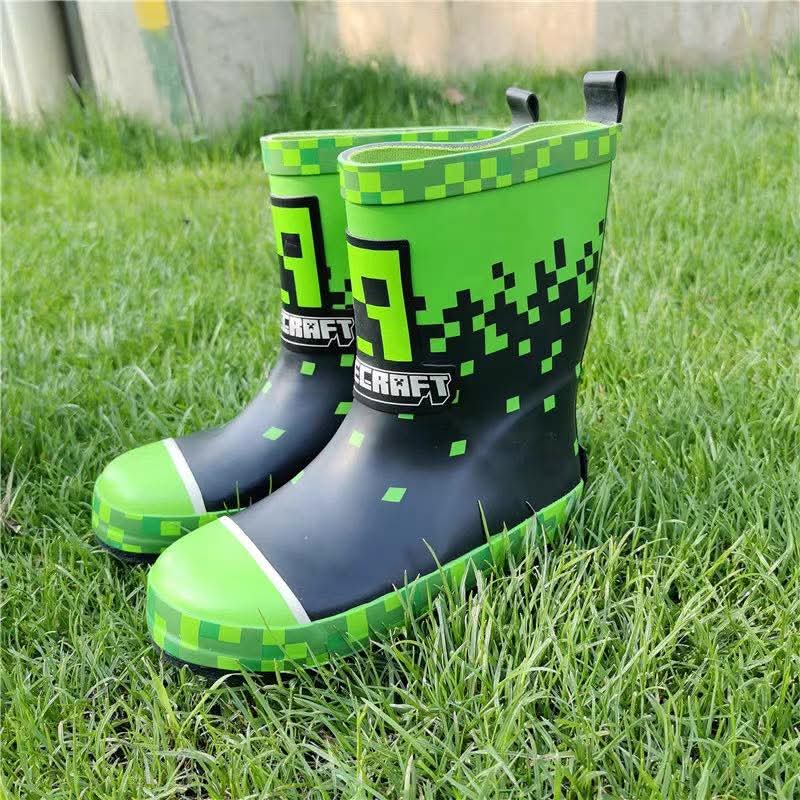 Minecraft Creeper Rain Boots