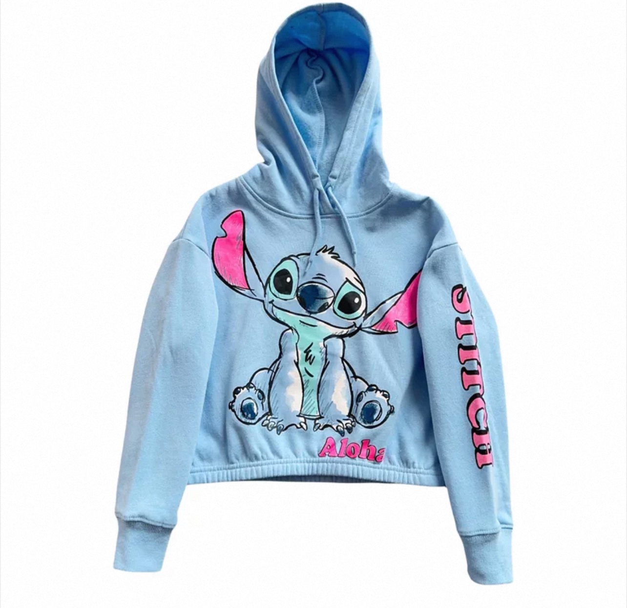 Stitch Aloha Blue Hoodie