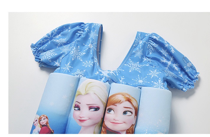 Frozen Float Suit with Skirt & Swim Cap – Built-in Floatation for Safe Swimming - Image 3
