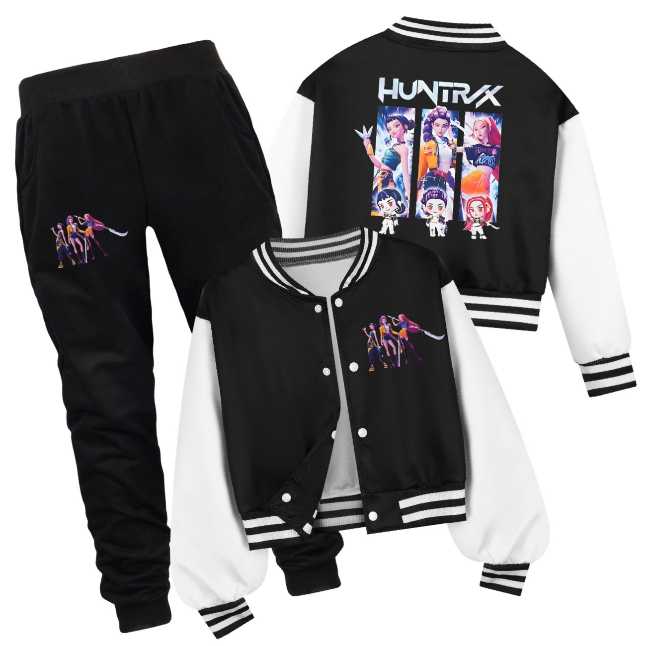 K-Pop Demon Hunter Varsity Jacket & Jogger Set - Image 5