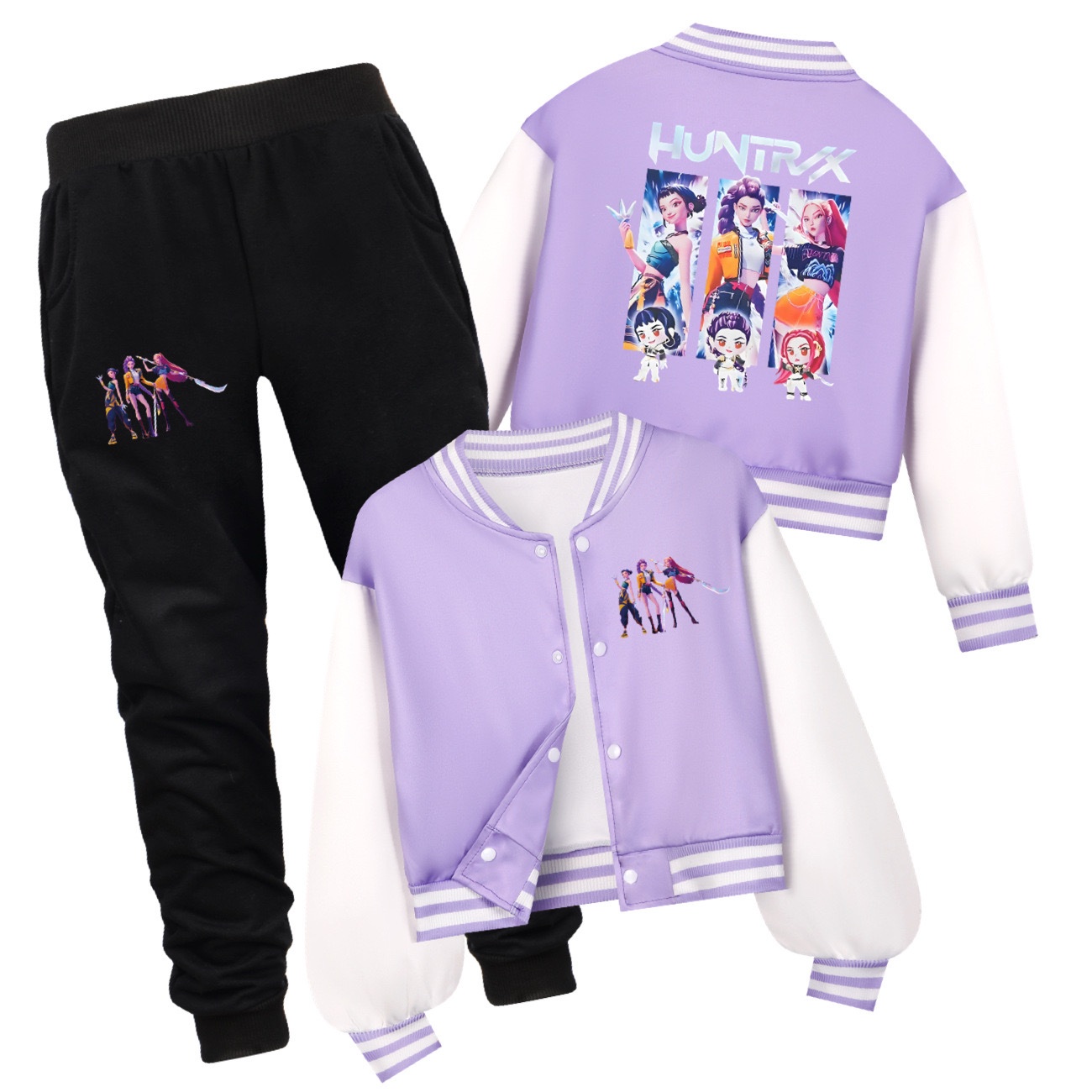K-Pop Demon Hunter Varsity Jacket & Jogger Set - Image 3