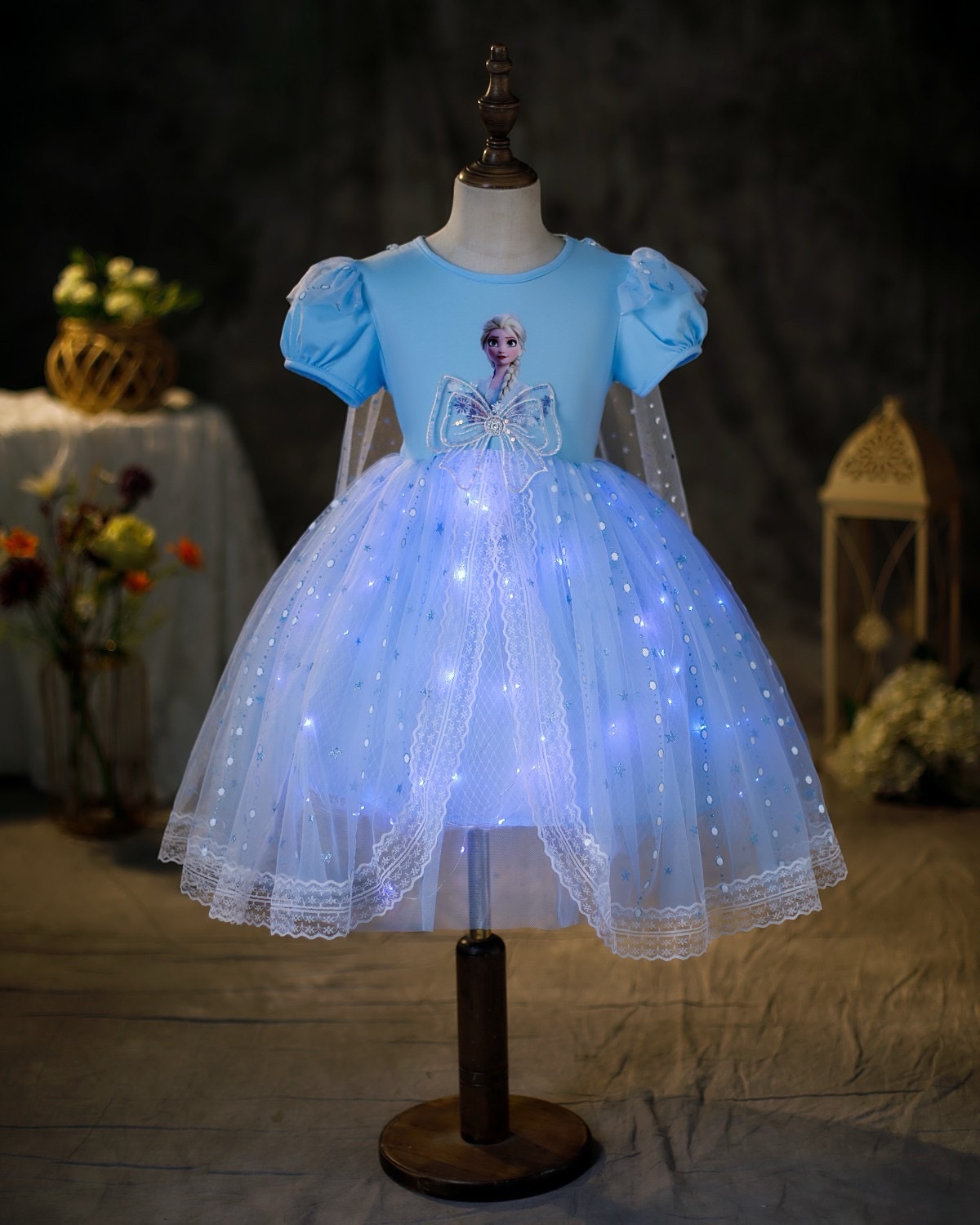 Frozen LED Light-Up Princess Dress