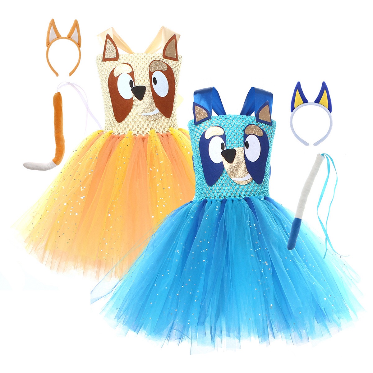 Bluey & Bingo Tulle Dress Set