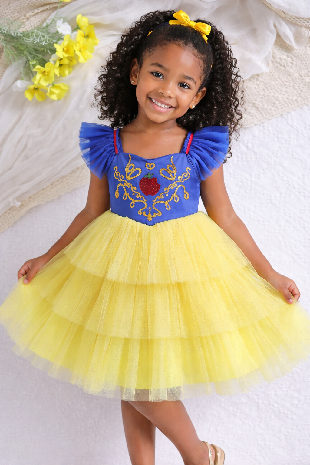 Snow White Inspired Tulle Party Dress
