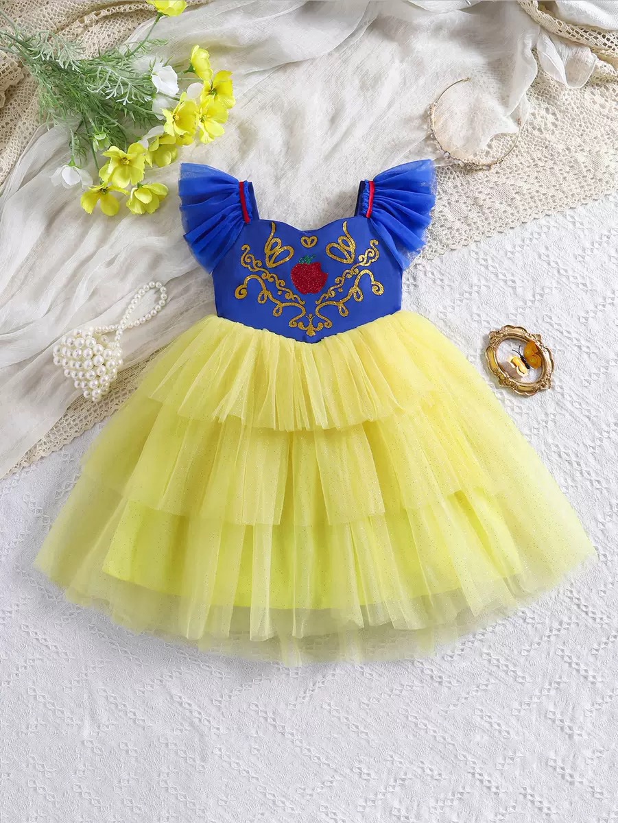 Snow White Inspired Tulle Party Dress - Image 2