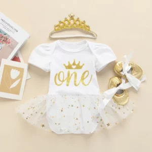 One Birthday Outfit 3 Piece Set