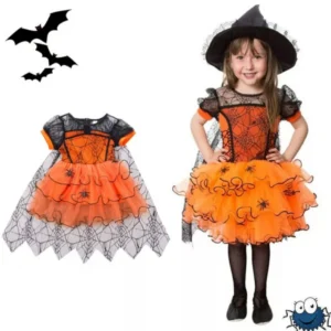 Halloween Bewitched Tutu Dress and Cape
